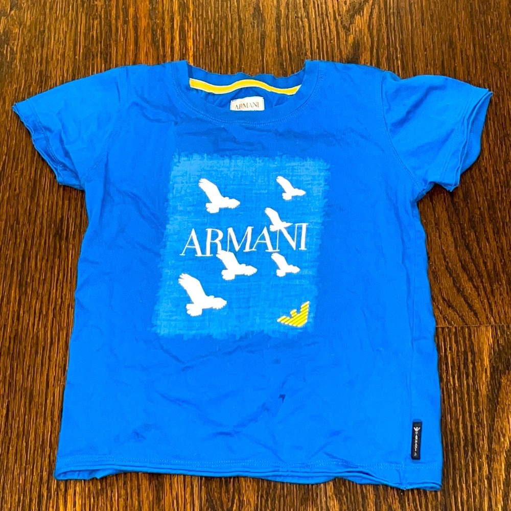 Armani Junior boys tee size 6